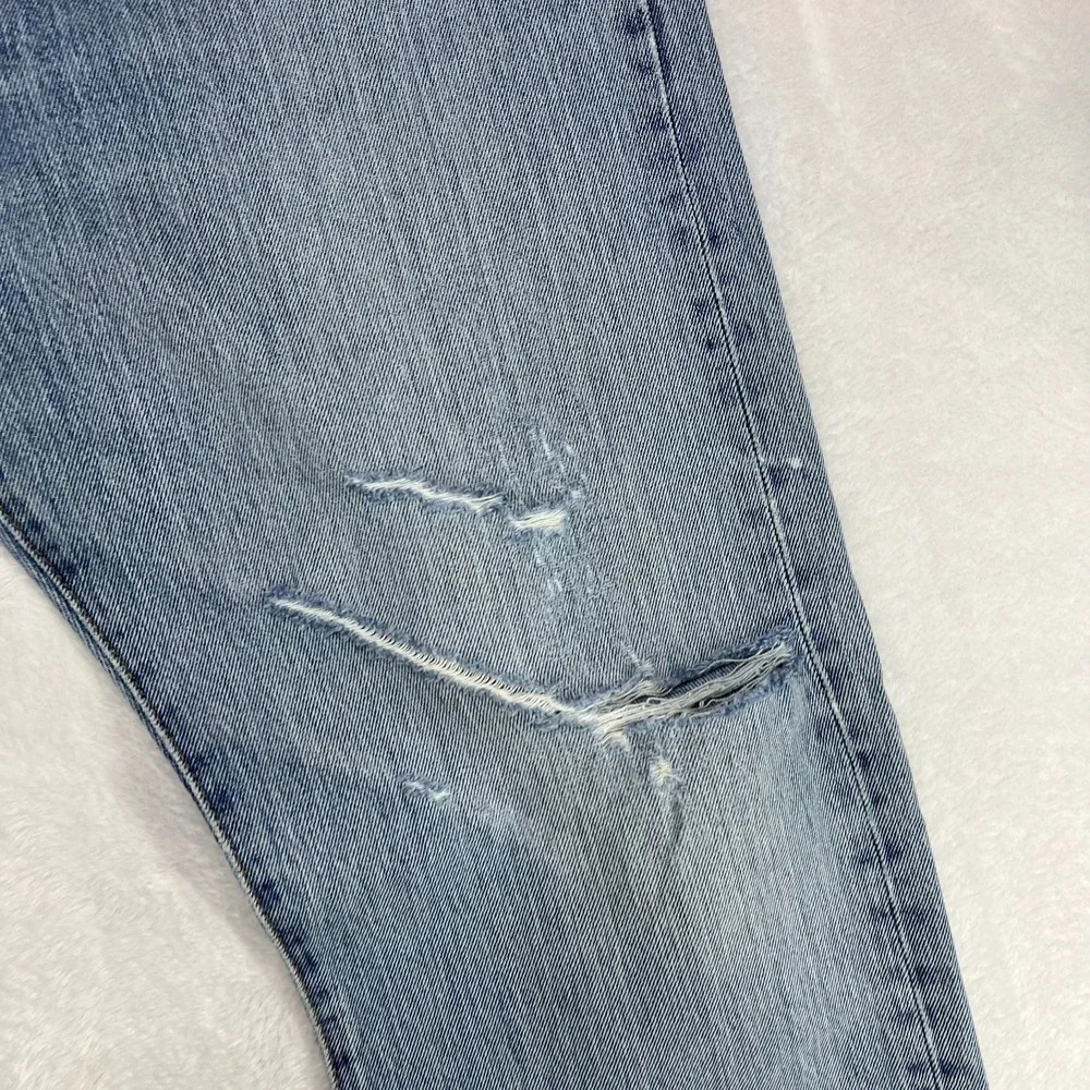 Levi's 501 Taper Jeans Blue Denim Mid Rise Classic Button Fly 34X30 -‎ Flaws